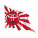 TOYOTA Flag Sticker gauche vinyle laminé