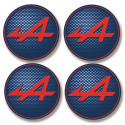 ALPINE  x 4  Laminated decals