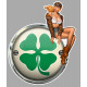 ALFA ROMEO  Pin Up Sticker droite vinyle laminé