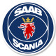 SAAB-SCANIA  laminated decal