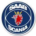 SAAB-SCANIA  Sticker vinyle laminé