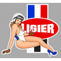 LIGIER  right Pin Up laminated decal