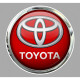 TOYOTA sticker vinyle laminé ( optical illusion )