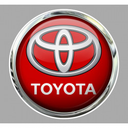 TOYOTA laminated decal ( optical illusion )