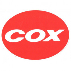 COX sticker vinyle laminé