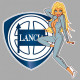 LANCIA left Pin Up Laminated decal