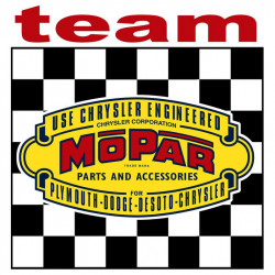 MOPAR  Team laminated decal