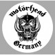 MOTÔRHEAD GERMANY laminated decal