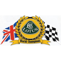 LOTUS World Champions  laminated decal