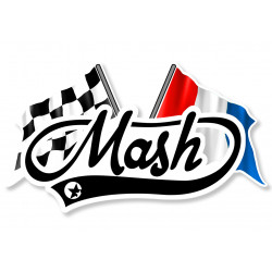 MASH Right Flag laminated decal