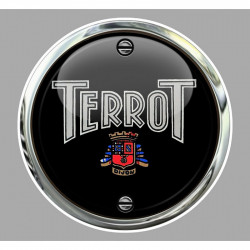 TERROT  laminated decal ( optical illusion )