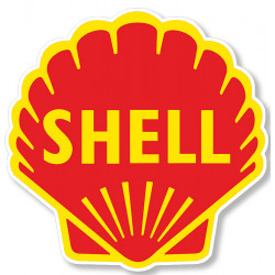 SHELL sticker vinyle laminé