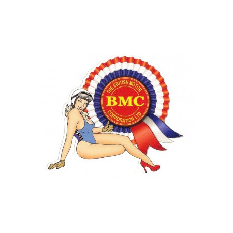 BMC  Pin Up  droitee sticker vinyle laminé