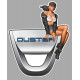 DUSTER  right Vintage Pin Up laminated decal