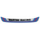 MARTINI RACING Sticker  Visière Casque vinyle laminé