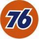 " 76 " UNION   laminated decal