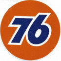 " 76 " UNION   laminated decal