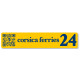 corsica ferries 2024 Laminated decal