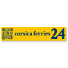 corsica ferries 2024 Laminated decal