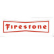 FIRESTONE pair  laminated  decal