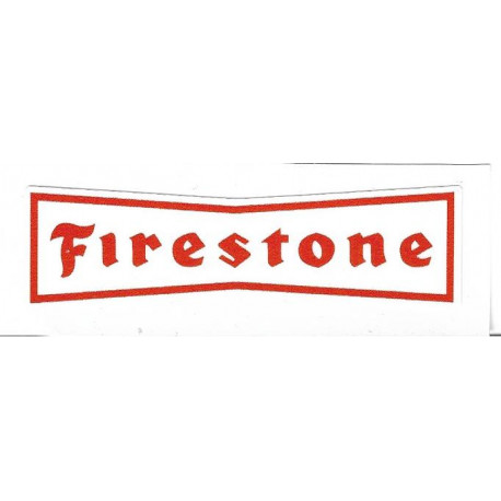 FIRESTONE pair  laminated  decal