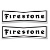 FIRESTONE pair  laminated  decal