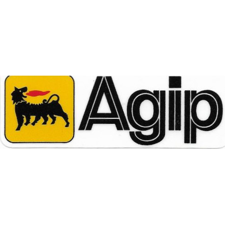 AGIP Sticker vinyle laminé