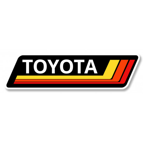 TOYOTA  laminated decal