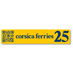 corsica ferries 2025 Laminated decal