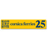 corsica ferries 2025 Laminated decal