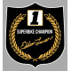 Eddy LAWSON  Superbike Champion   sticker vinyle laminé