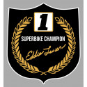 Eddy LAWSON  Superbike Champion   sticker vinyle laminé