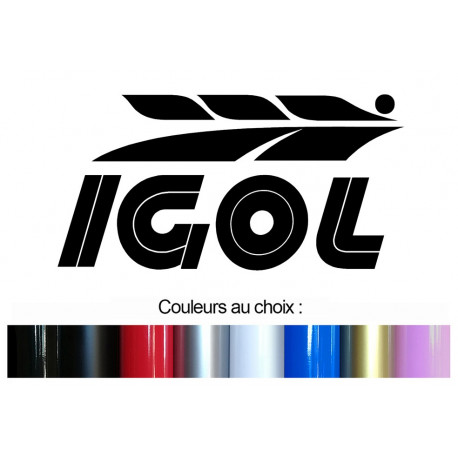 IGOL Sticker vinyle découpé