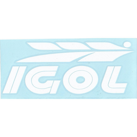 IGOL Sticker vinyle découpé  BLANC