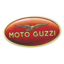 MOTO GUZZI " Guzzirider "  Sticker UV 75mm x 40mm