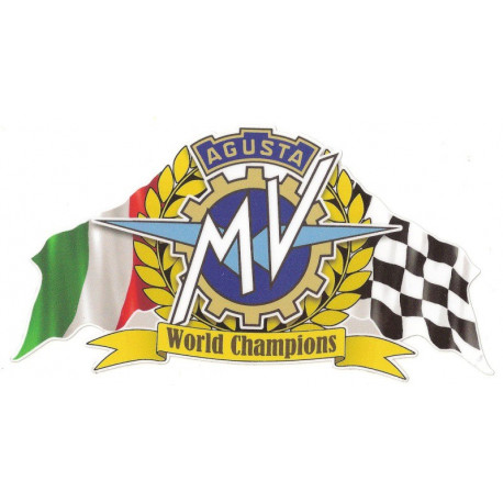 MV AGUSTA  Corse Sticker UV 150mm x 36mm