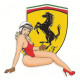 Scuderia FERRARI  Sticker UV 70mm   