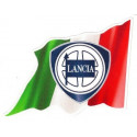 LANCIA right Flag Laminated decal