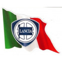 LANCIA left Flag Laminated decal