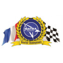  MATRA  World Champions Sticker 