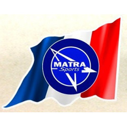 MATRA COQ Flag Sticker 