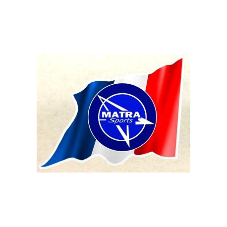 MATRA COQ Flag Sticker 