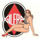 GILERA Pin Up left Sticker UV 