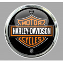 HARLEY DAVIDSON  Sticker  vinyle laminé ( optical illusion )