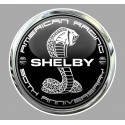 SHELBY COBRA 50th Anniversary Sticker vinyle laminé ( optical illusion )