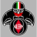 GILERA " biker " Laminated vinyl decal