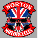 NORTON skull Sticker