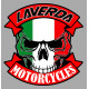 LAVERDA skull Sticker UV  