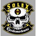 SOLEX Cyclomoteurs Skull Sticker vinyle laminé