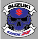 SUZUKI GSXR Skull Sticker UV